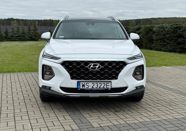 Hyundai Santa Fe cena 147000 przebieg: 62000, rok produkcji 2019 z Siedlce małe 137